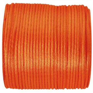 Fadenschnur-Band Rattenschwanz 2mm x 25m glänzend orange