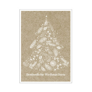 Postkarte Besinnliche Weihnachten