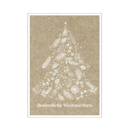 Postkarte Besinnliche Weihnachten