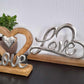 Aufsteller Love in Herz modern 34x22 cm | Love Geschenke