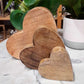 Holzherz zum Hinstellen 55166 Mangoholz 15cm