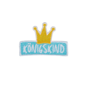 Königskind Textil-Patch 5x3,6cm zum Aufbügeln