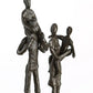 Design Skulptur "Familie", brüniert