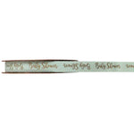 Baumwollband 10mm x 3m Baby Shower mint