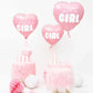 Folienballon Herz rosa "It's a girl"