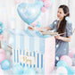 Folienballon Herz "Mom to be" 35cm blau | Mom to be Geschenk