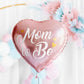 Folienballon Herz "Mom to be" 35cm rosa | Kleines Geschenk Baby Party