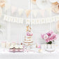 Banner Schriftzug "Just Married" golden