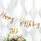 Girlande/ Banner "Happy Birthday" roségold