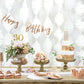 Girlande/ Banner "Happy Birthday" roségold