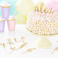 Cake Topper Buchstaben Tortendeko gold 53 tlg.