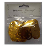 Streudeko Konfetti Eheringe gold ca. 9g