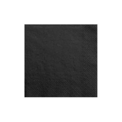 Servietten 33x33 cm 3-lagig schwarz