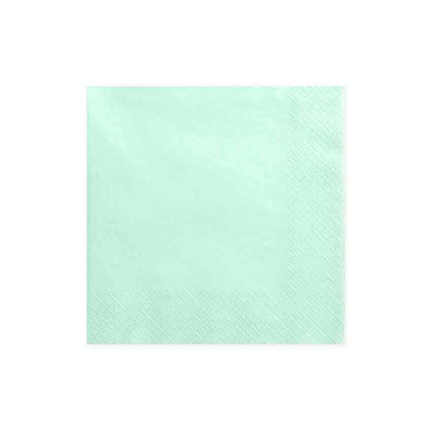 Servietten mint, Papierservietten,mintfarben