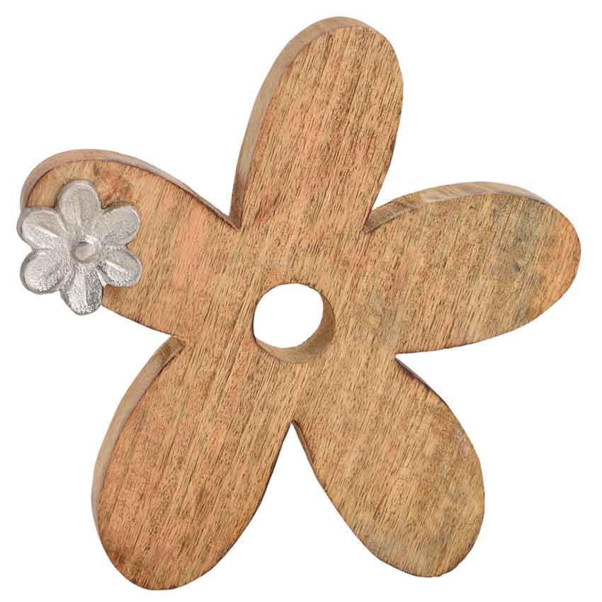 Blume aus Holz