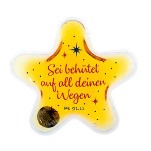 Handwärmer Stern "Sei behütet" | kleines Weihnachtsgeschenk Kinder