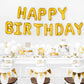 Servietten mit Gold-Druck "Happy Birthday" 20er