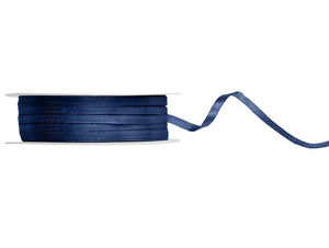 Satinband 3 mm x 50 m marineblau