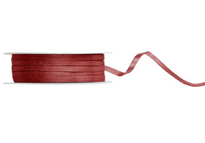 Satinband 3 mm x 50 m bordeaux