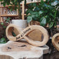 Unendlichkeitszeichen aus Holz personalisiertes Geschenk